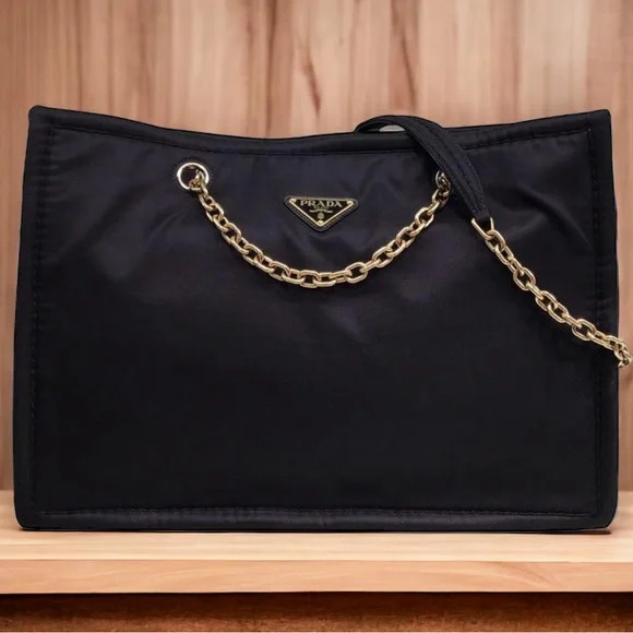🔥 NWT! PRADA Tessuto Chain Tote W/ Authenticity Card and Dust-bag! - Picture 16 of 16